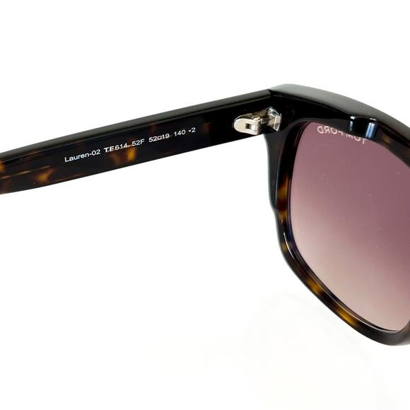 New, Tom Ford sunglasses Lauren-02 TF614 52F Sunglasses Authentic - Picture 6 of 10